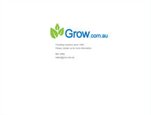 Tablet Screenshot of grow.com.au